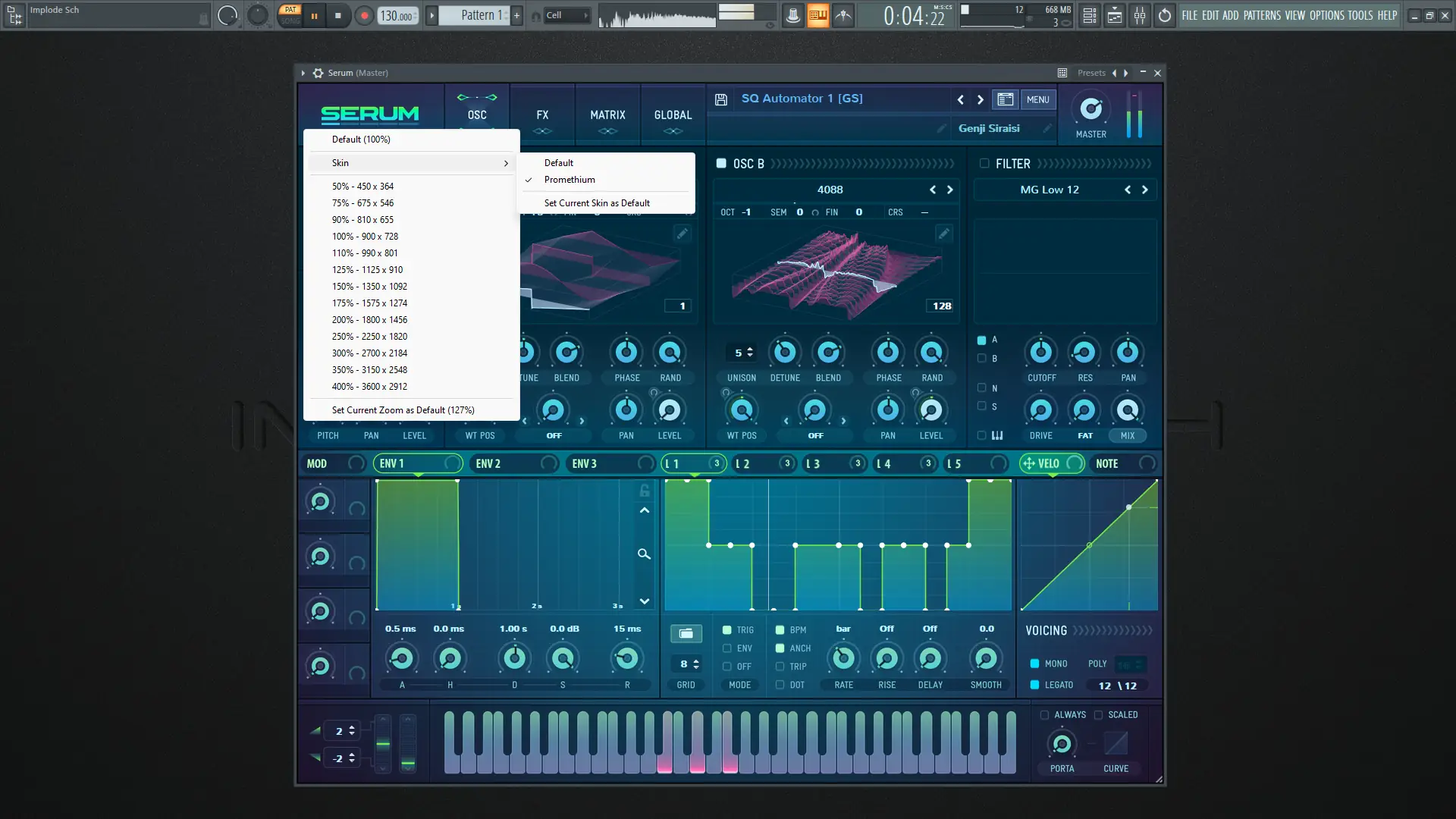 Пользовательсткй интерфейс Xfer Records - Serum & SerumFX 1.35b7 VSTi, VSTi3, AAX (x86 x64) Update [En]