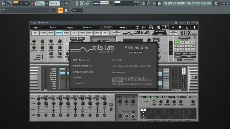 Пользовательсткй интерфейс XILS-lab - StiX 1.6.1 R3 VSTi (x64) RePack by R2R [En]