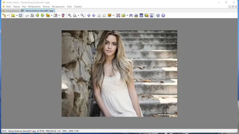 Пользовательсткй интерфейс XnView Classic 2.51.2 (Minimal-Standard-Extended) + Portable [Multi Ru]