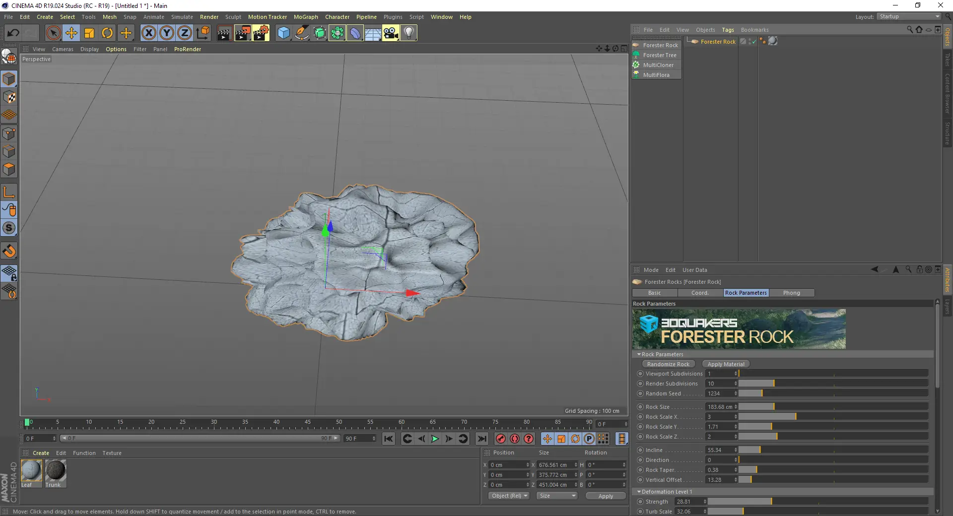 Программный интерфейс 3DQUAKERS - Forester 1.5.2 (x64) For Cinema4D [En]