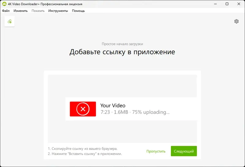 Программный интерфейс 4K Video Downloader+ 25.0.3.0186 RePack (& Portable) by Dodakaedr [Ru En]
