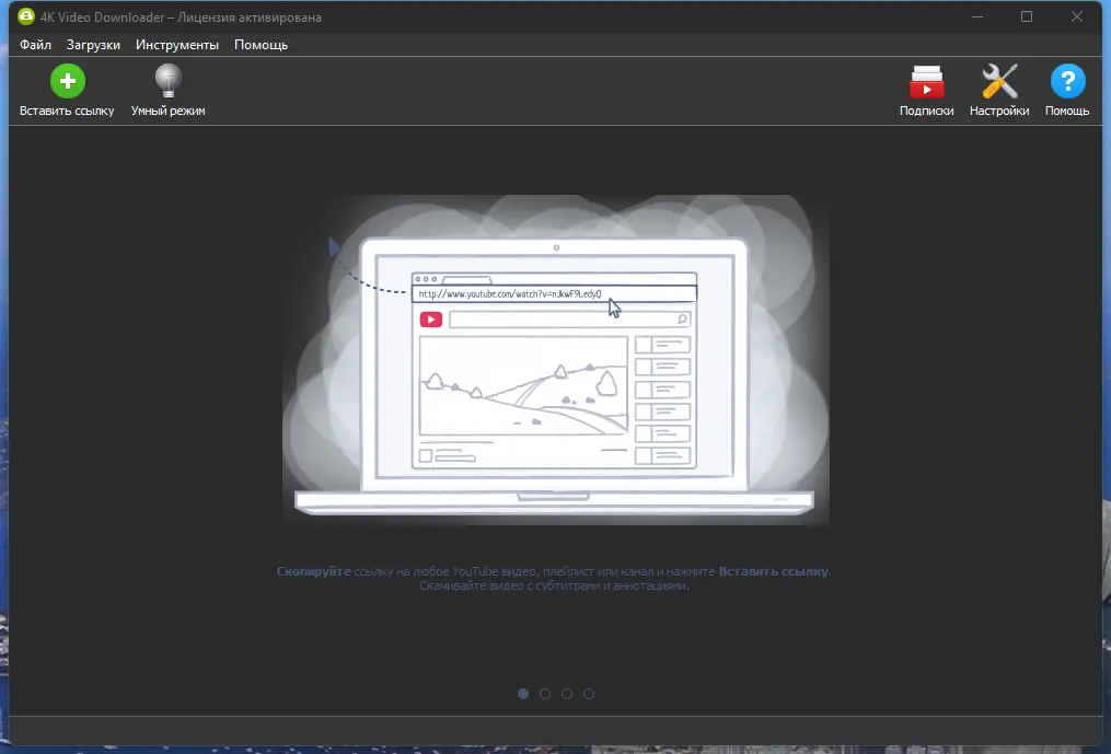 Программный интерфейс 4K Video Downloader 4.24.1.5352 RePack (& Portable) by Dodakaedr [Ru En]