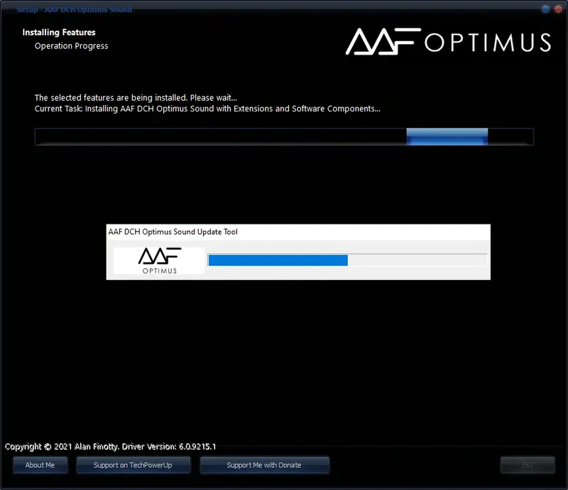 Программный интерфейс AAF DCH Optimus Sound 6.0.9215.1 Realtek Mod by AlanFinotty [En]