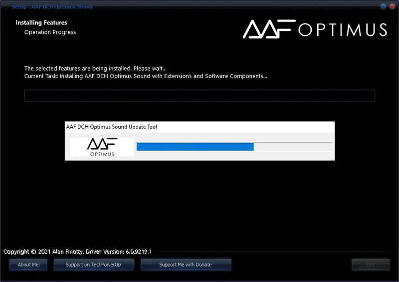 Программный интерфейс AAF DCH Optimus Sound 6.0.9219.1 Realtek Mod by AlanFinotty [En]