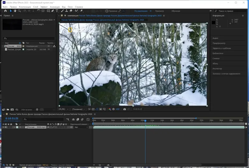 Программный интерфейс Adobe After Effects 2023 23.1.0.83 RePack by KpoJIuK [Multi Ru]