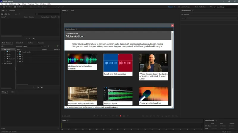 Программный интерфейс Adobe Audition 2025 25.3.0.71 RePack by KpoJIuK [Multi Ru]