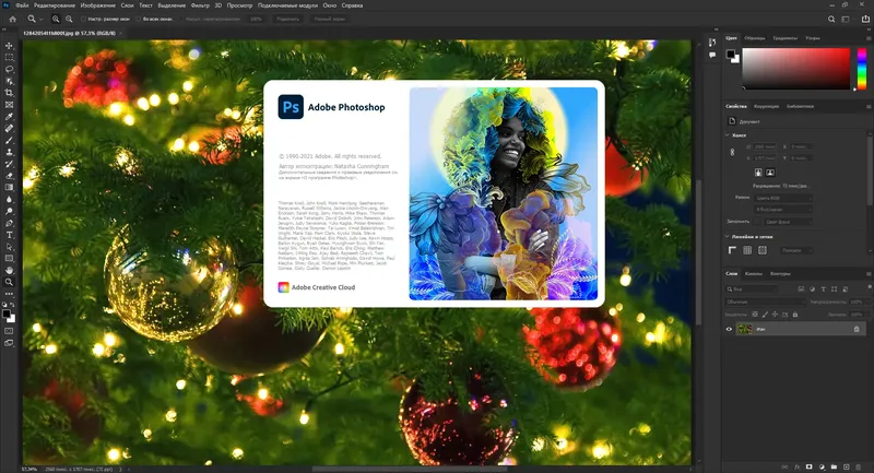 Программный интерфейс Adobe Photoshop 2022 Build 23.1.0.143 (x64) RePack by SanLex [Multi Ru]