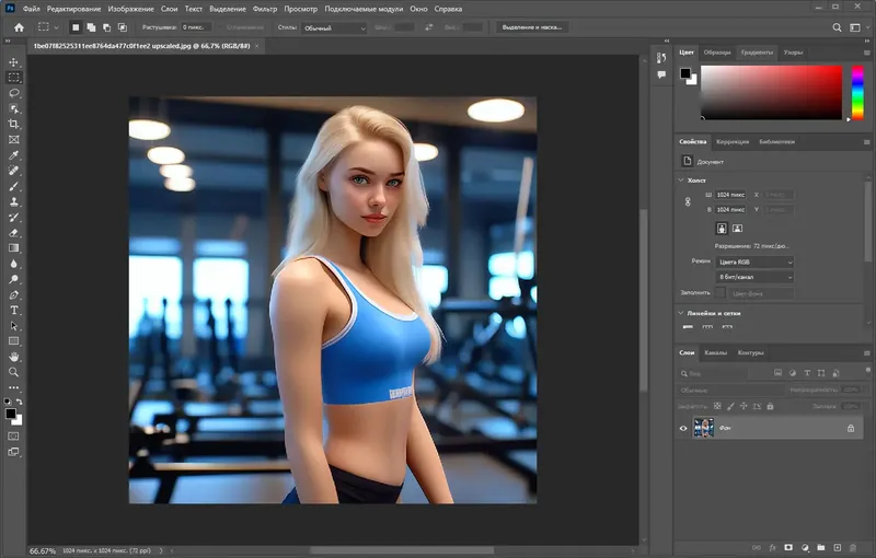 Программный интерфейс Adobe Photoshop 2024 25.5.0.375 RePack by KpoJIuK [Multi Ru]