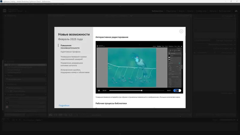 Программный интерфейс Adobe Photoshop Lightroom Classic 2024 14.2.0.8 RePack by KpoJIuK [Multi Ru]
