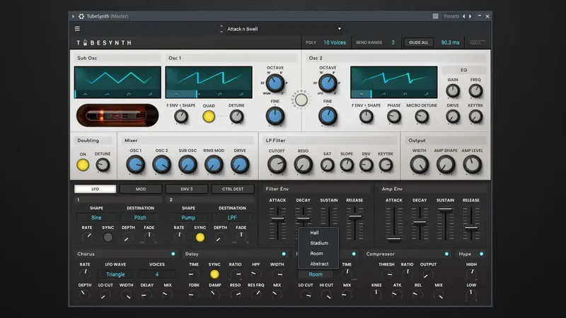 Программный интерфейс AIR Music Technology - TubeSynth 1.1.0 Standalone, VSTi, VSTi3, AAX (x64) RePack by R2R [En]