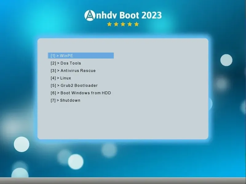 Программный интерфейс Anhdv Boot 2023 Premium v23.3 x86-x64 (03.02.2023) [En]