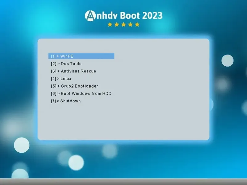 Программный интерфейс Anhdv Boot 2023 Premium v23.4 x86-x64 (03.03.2023) [En]