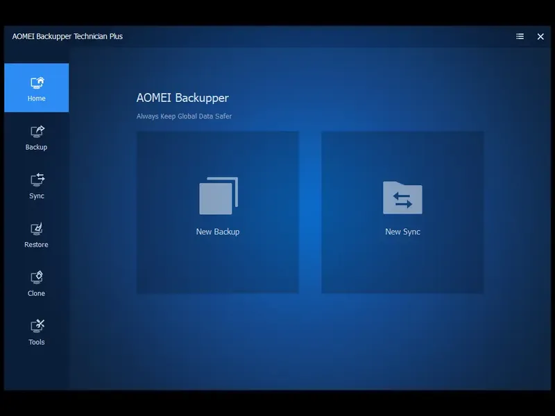 Программный интерфейс AOMEI Backupper Technician Plus 7.3.5 WinPE by FC Portables [En]