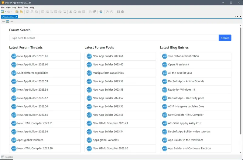 Программный интерфейс App Builder 2023.61 (x64) Portable by FC Portables [En]