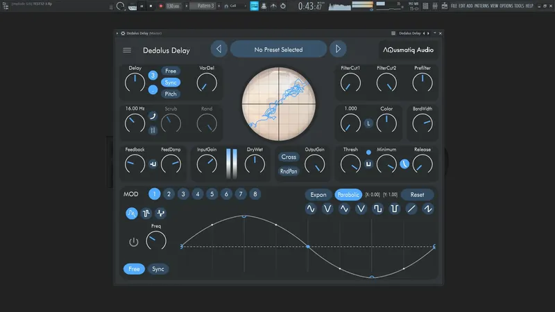 Программный интерфейс AQusmatiq Audio - Dedalus Delay 1.1.0 VST 3, AAX (x64) [En]
