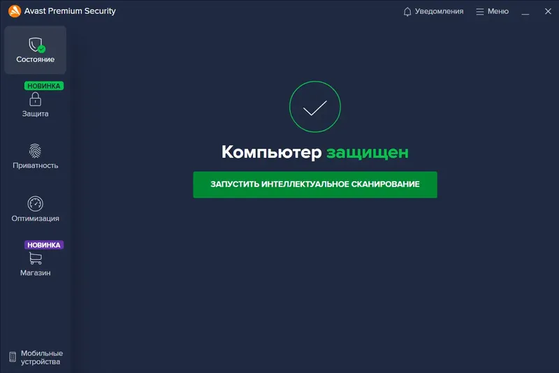 Программный интерфейс Avast Premium Security 23.1.6049 RePack by xetrin [Multi Ru]