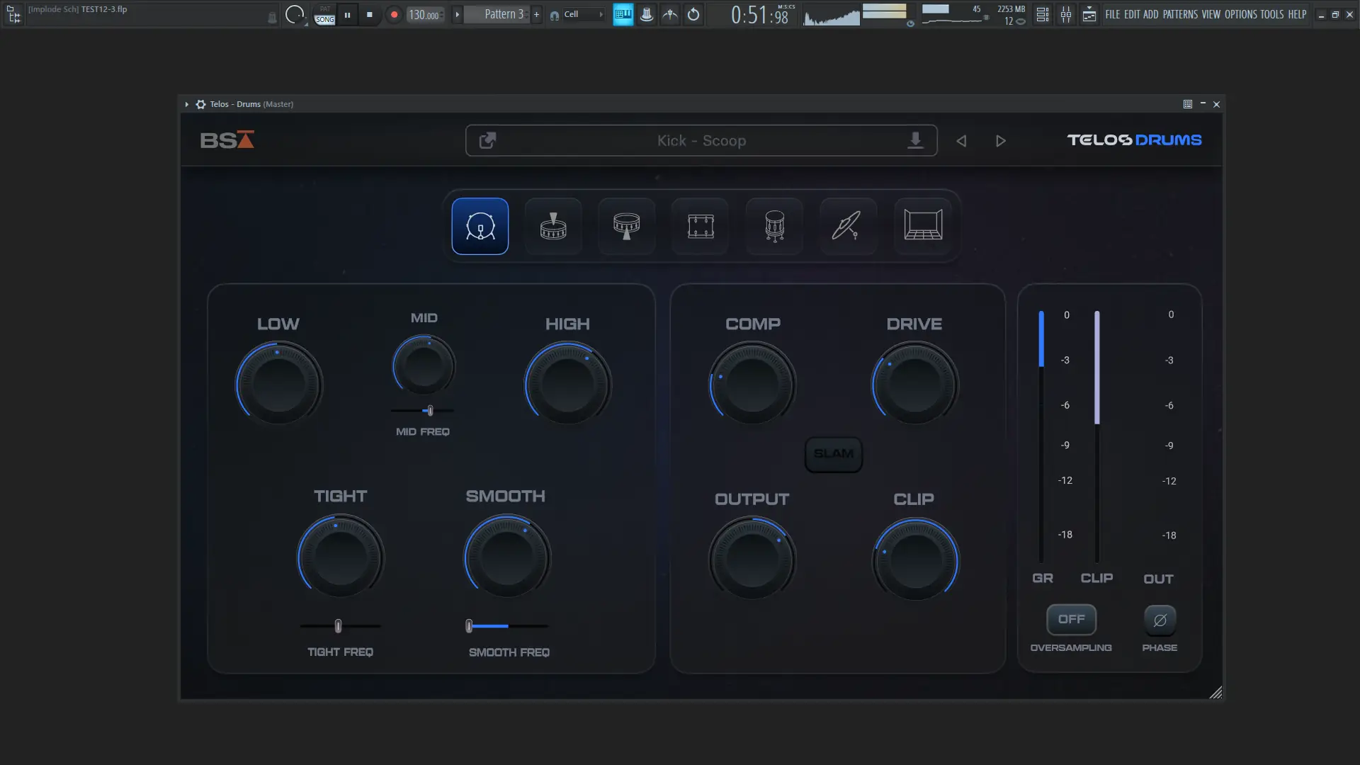 Программный интерфейс Black Salt Audio - Telos Drums 1.0.3 VST 3, AAX RePack by SEnki [En]