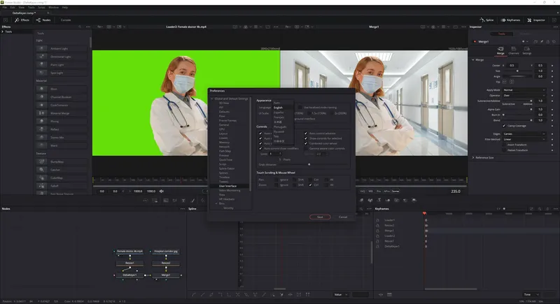 Программный интерфейс Blackmagic Design Fusion Studio 18.1.3 Build 7 (x64) [Multi Ru]