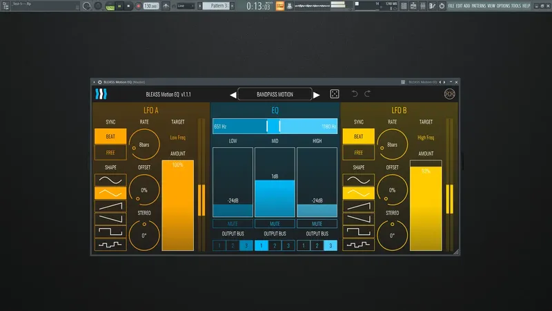 Программный интерфейс BLEASS - Motion EQ 1.1.1 VST 3, AAX (x64) RePack by TCD [En]