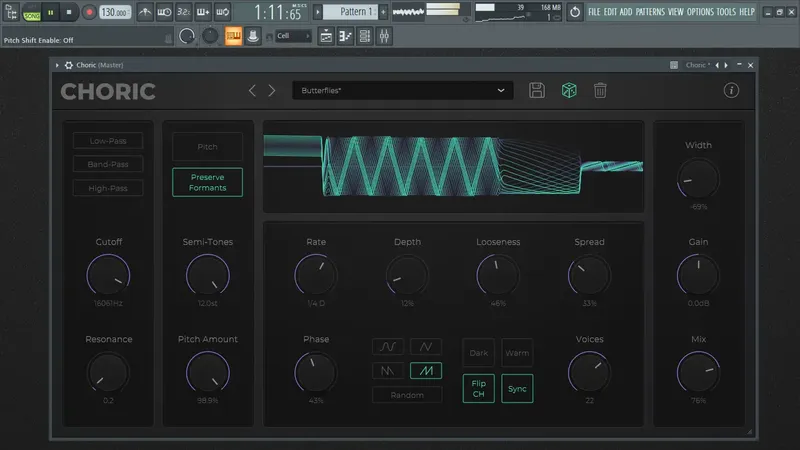 Программный интерфейс Caelum Audio - Choric 1.0.5 VST 3, AAX (x86 x64) RePack by TCD [En]