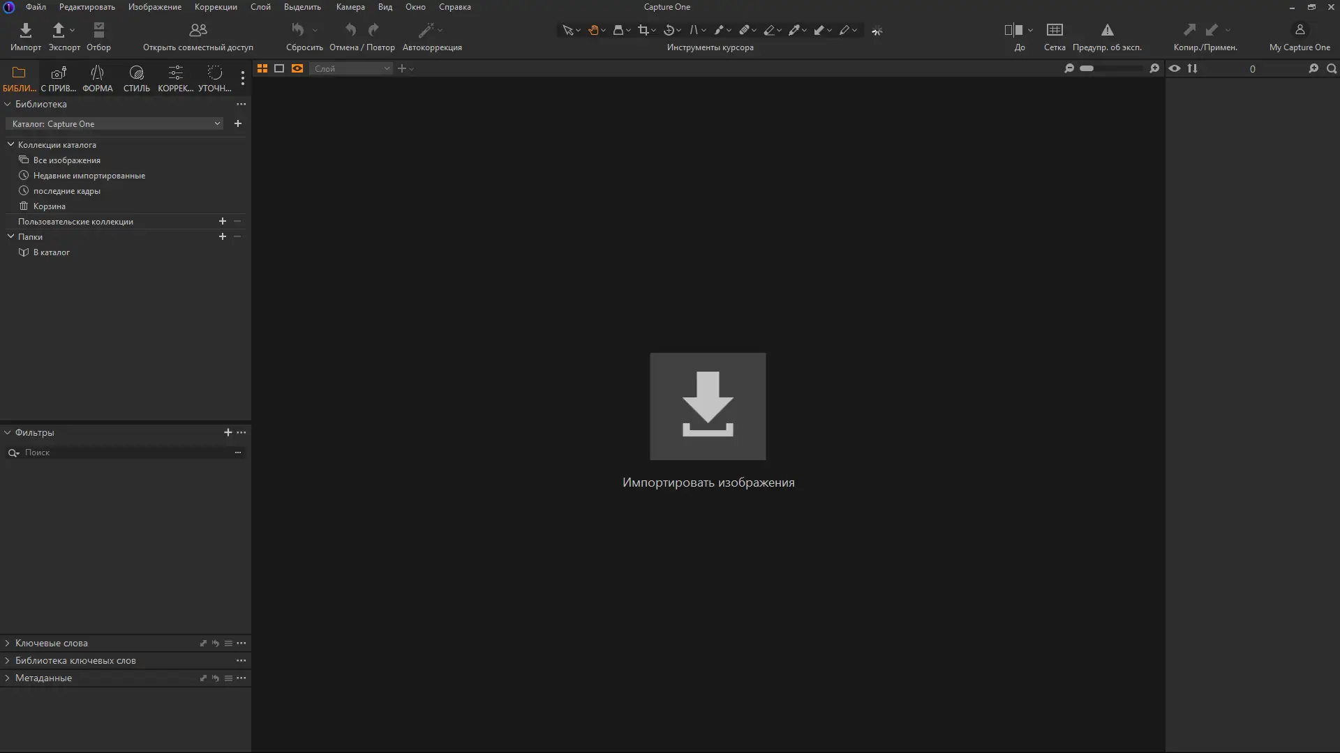 Программный интерфейс Capture One 23 Enterprise 16.5.6.2733 RePack by KpoJIuK [Multi Ru]