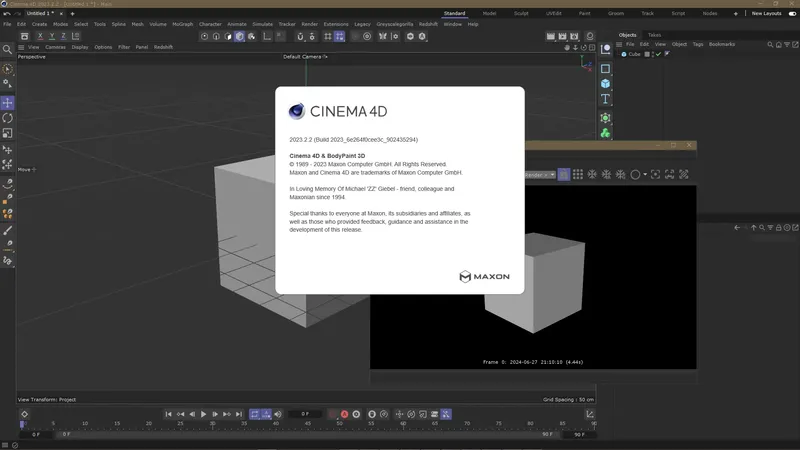 Программный интерфейс Cinema 4D 2023.2.2 + Redshift 3.5.13 RePack by vacuum34 [En]