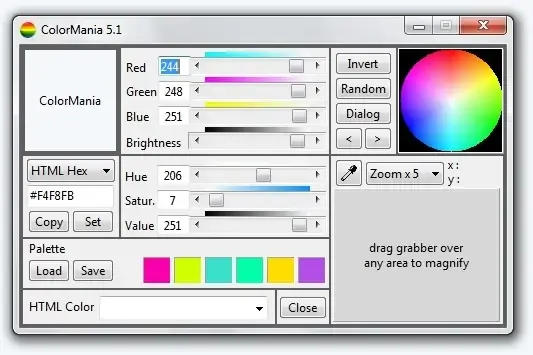 Программный интерфейс ColorMania 5.1 + Portable (2015) Английский