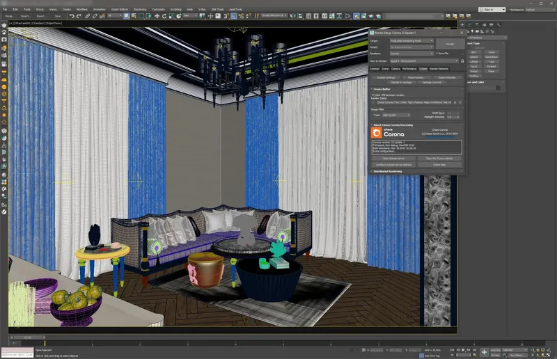 Программный интерфейс Corona Renderer 12 update 1 for 3ds Max 2016-2025 [En]