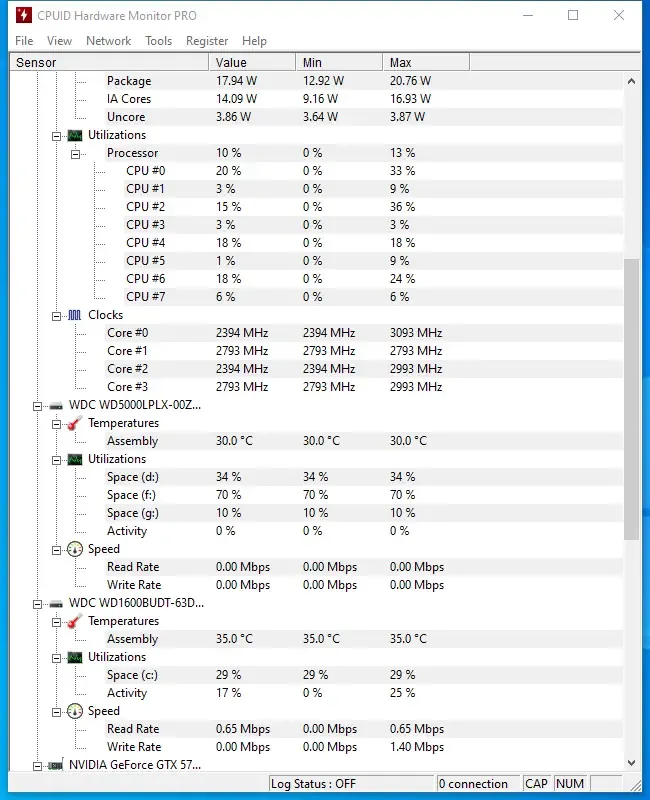 Программный интерфейс CPUID HWMonitor Pro 1.52 (x64) Portable by zeka.k [En]