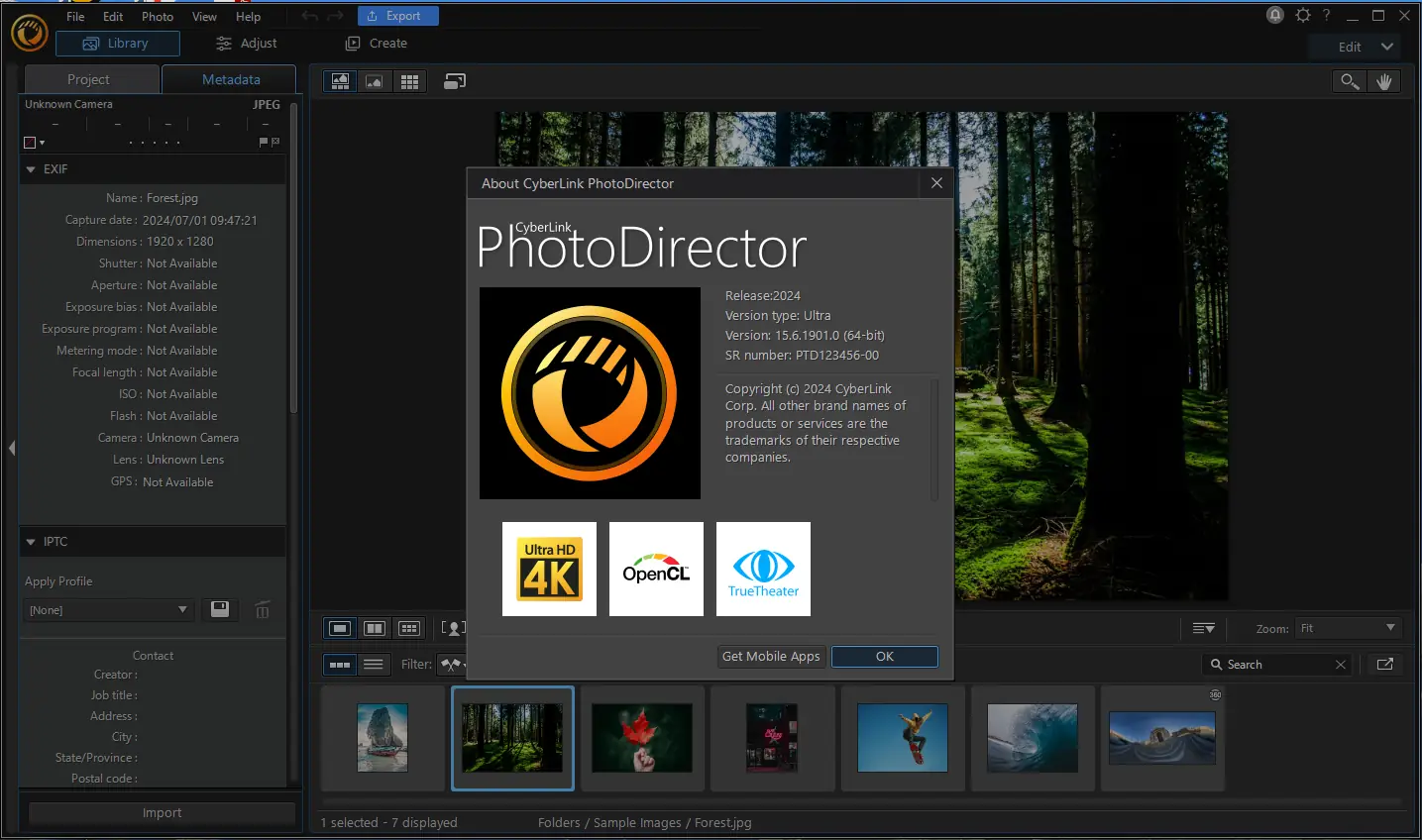 Программный интерфейс CyberLink PhotoDirector Ultra 15.6.1901.0 (x64) Portable by 7997 [Multi]