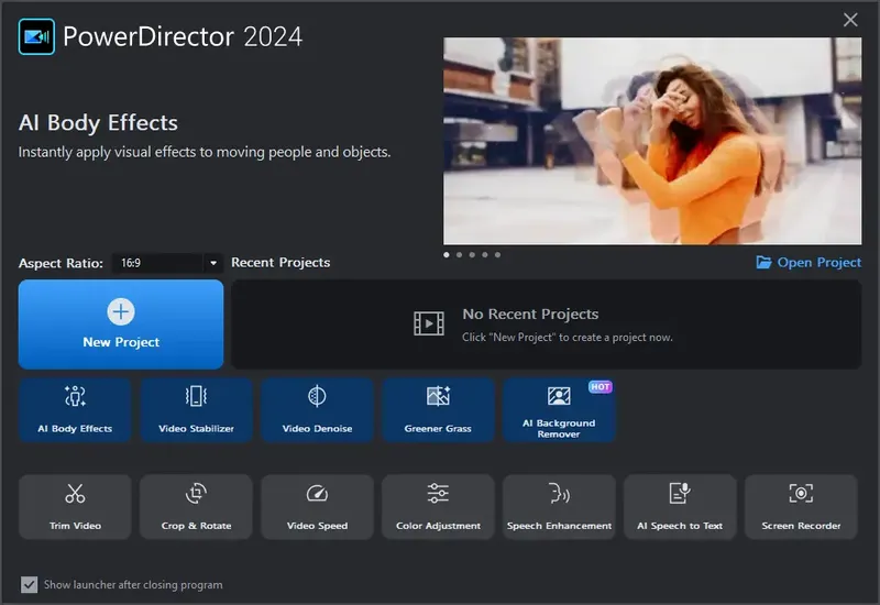 Программный интерфейс CyberLink PowerDirector 2024 Ultimate 22.3.2727.1 (x64) [Multi]