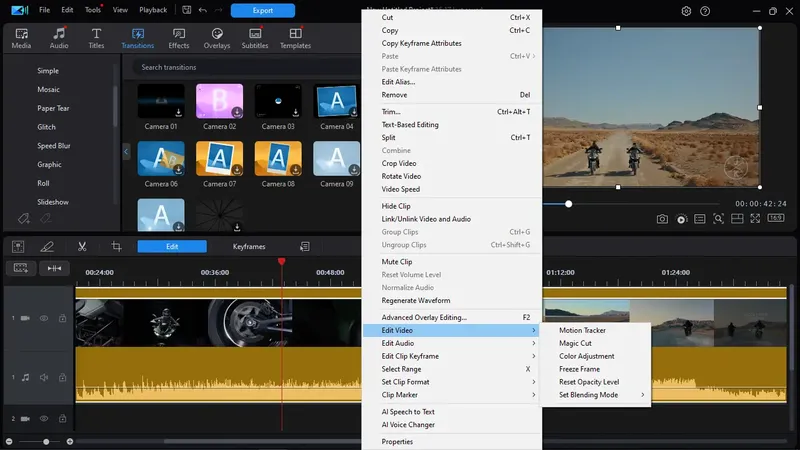 Программный интерфейс CyberLink PowerDirector 2025 Ultimate 23.0.1113.0 (x64) [Multi]