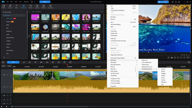 Программный интерфейс CyberLink PowerDirector 365 23.4.1716.0 (x64) Portable by 7997 [Multi]