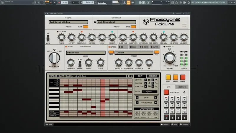 Программный интерфейс D16 Group - Phoscyon 2 2.0.0 VSTi, VSTi3, AAX (x86 x64) [En]
