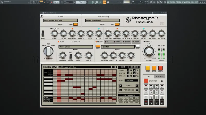 Программный интерфейс D16 Group - Phoscyon 2 2.1.0 VSTi, VSTi 3, AAX (x86 x64) [En]
