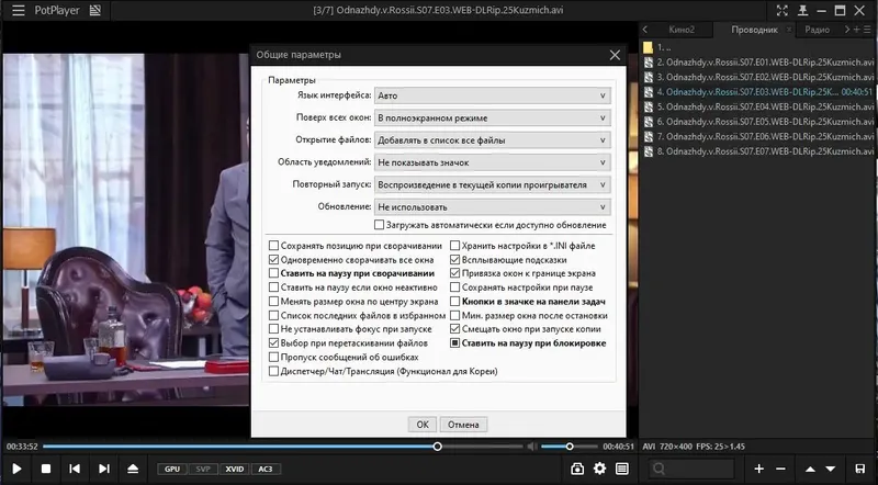 Программный интерфейс Daum PotPlayer 1.7.21295 (2020) PC RePack & Portable by 7sh3