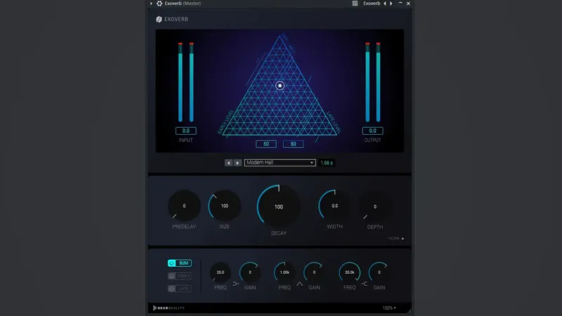 Программный интерфейс Dear Reality - Exoverb 1.3.0 VST 3, AAX (x64) + Additional Reverbs [En]