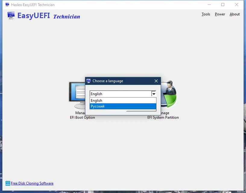 Программный интерфейс EasyUEFI Technician 4.9 Release 1 RePack (& Portable) by elchupacabra [Multi Ru]