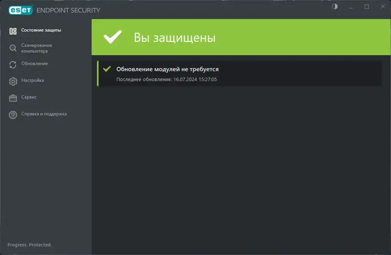 Программный интерфейс ESET Endpoint Antivirus ESET Endpoint Security 11.1.2039.2 (12.07.2024) RePack by KpoJIuK [Multi Ru]