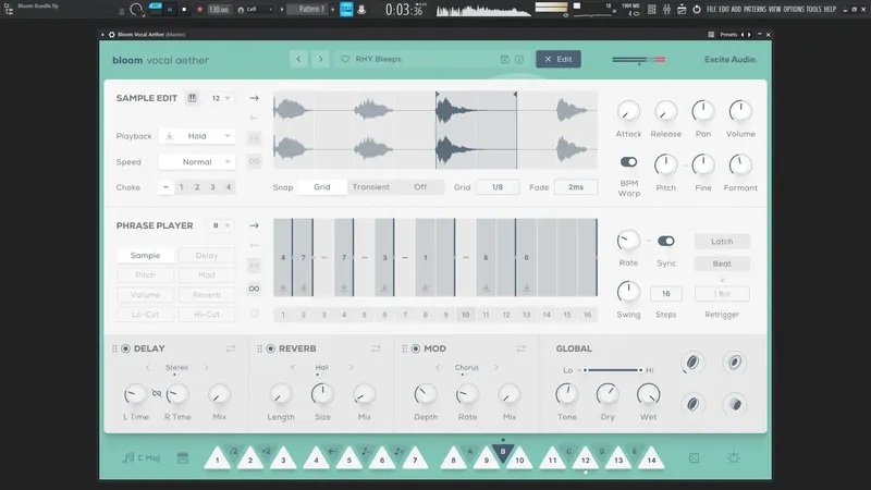 Программный интерфейс Excite Audio - Bloom Bundle 1.1.0 STANTALONE, VSTi, VSTi 3, AAX (x64) [En]