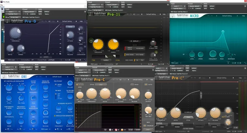 Программный интерфейс FabFilter - Total Bundle 2025.05.21 VST, VST 3, AAX (x64) RePack by Team V.R. [En]