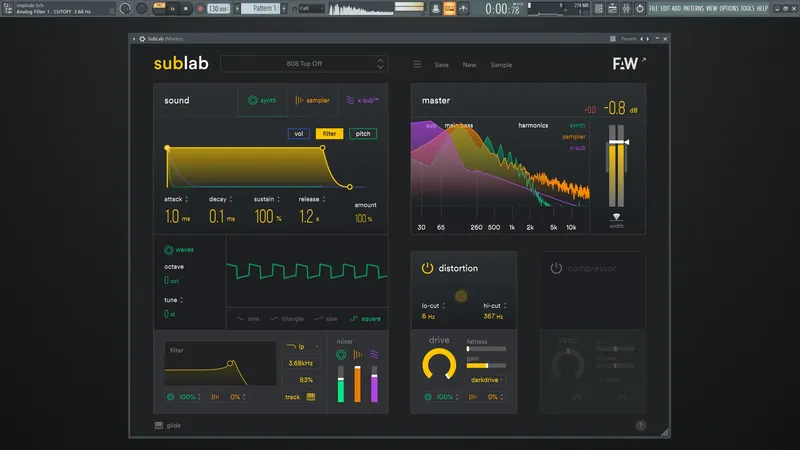 Программный интерфейс FAW SubLab 1.1.9 STANDALONE, VSTi, VSTi3, AAX (x86 x64) RePack by TeamCubeadooby [En]