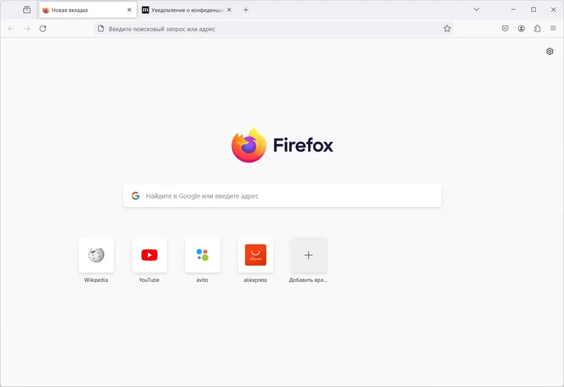 Программный интерфейс Firefox Browser 125.0.2 Portable by PortableApps [Ru]