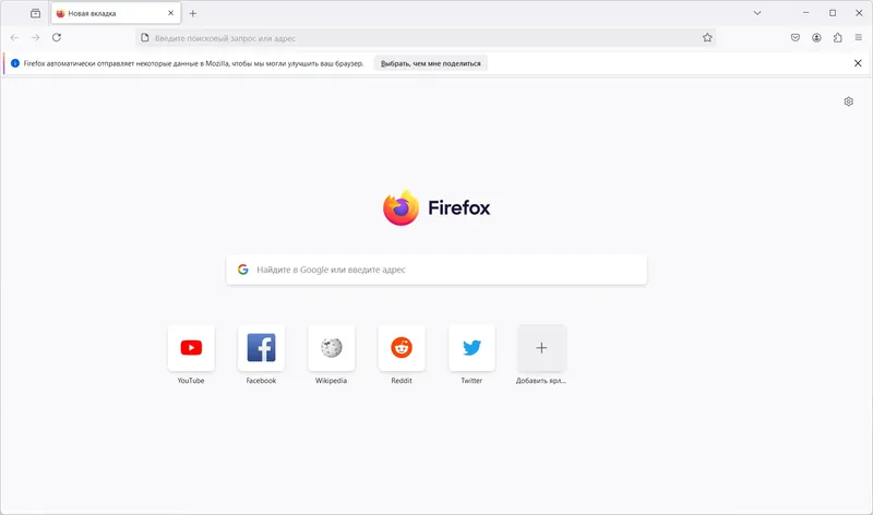 Программный интерфейс Firefox Browser 134.0.1 Portable by PortableApps [Ru]