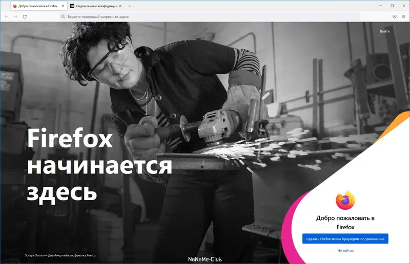 Программный интерфейс Firefox Browser 91.6.1 ESR Portable by PortableApps [Ru]