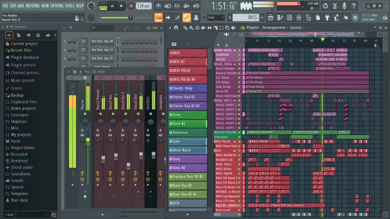 Программный интерфейс FL Studio Producer Edition 21.2.2.3914 - All Plugins Edition (Rev.1) [Multi]