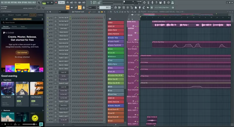 Программный интерфейс FL Studio Producer Edition 21.2.3 Build 4004 + FLEX Extensions +Addons RePack by KpoJIuK [Multi]