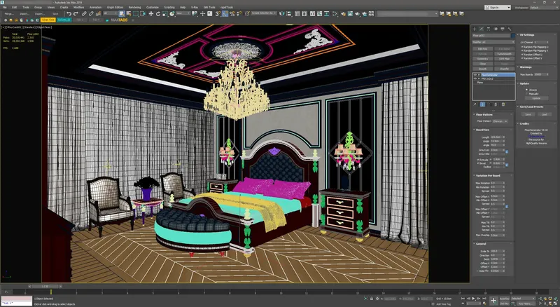 Программный интерфейс FloorGenerator 2.10 for 3ds Max 2013-2026 [En]
