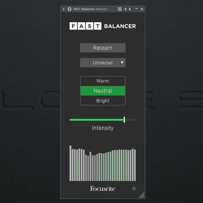 Программный интерфейс Focusrite - Fast Balancer 1.0.0 VST, VST3, AAX (x64) [En]