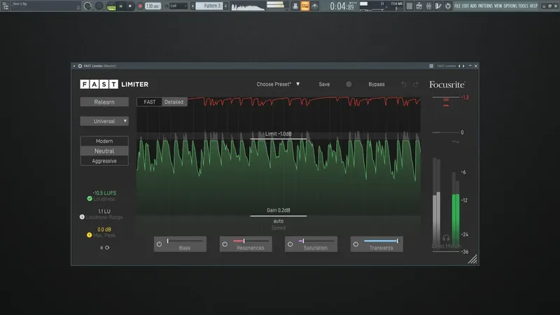 Программный интерфейс Focusrite - Fast Limiter 1.0.0 VST, VST3, AAX (x64) [En]